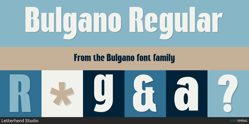 Bulgano Regular Font