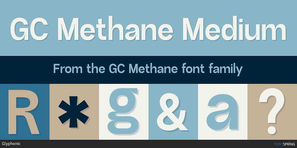 GC Methane Medium Font