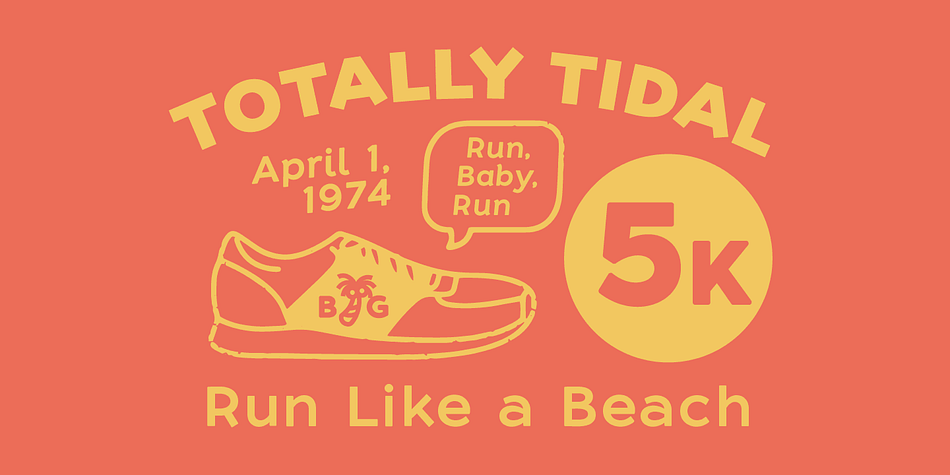 When Tide Sans is not surfing, you’ll find it at community college parties, giving free henna tattoos, or tossing a Frisbee to the dachshund next door.