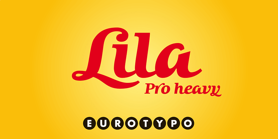 Displaying the beauty and characteristics of the Lila Pro  font family.