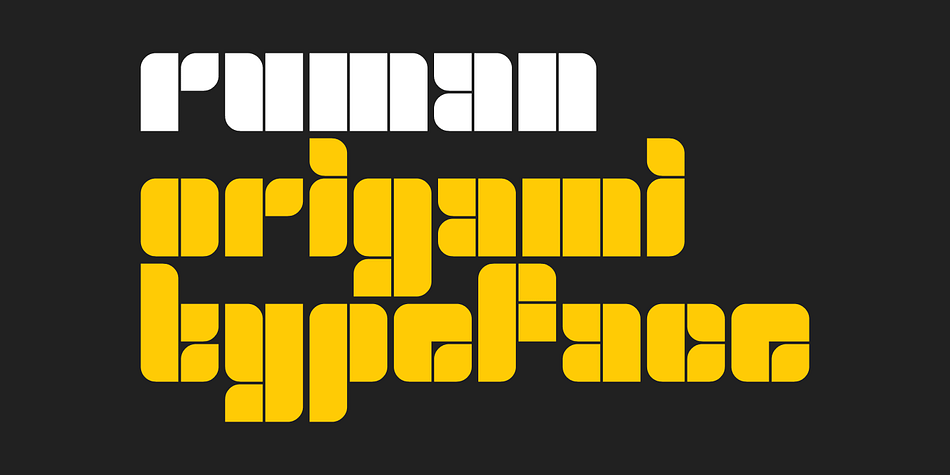 Displaying the beauty and characteristics of the Ruman font family.