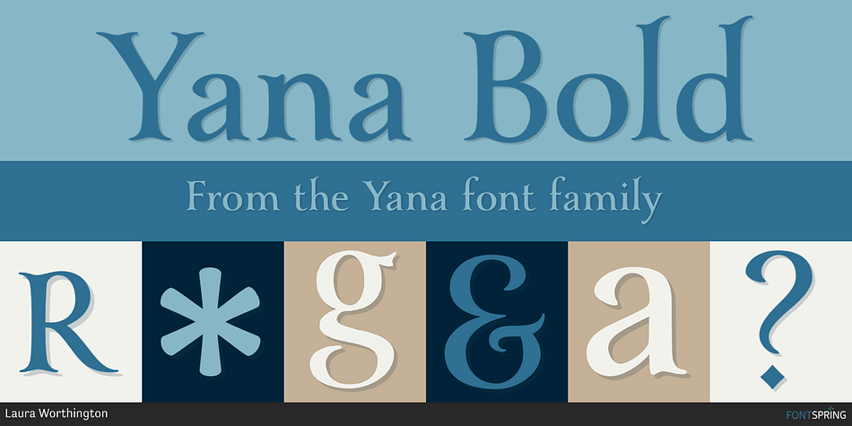 Yana Bold Font