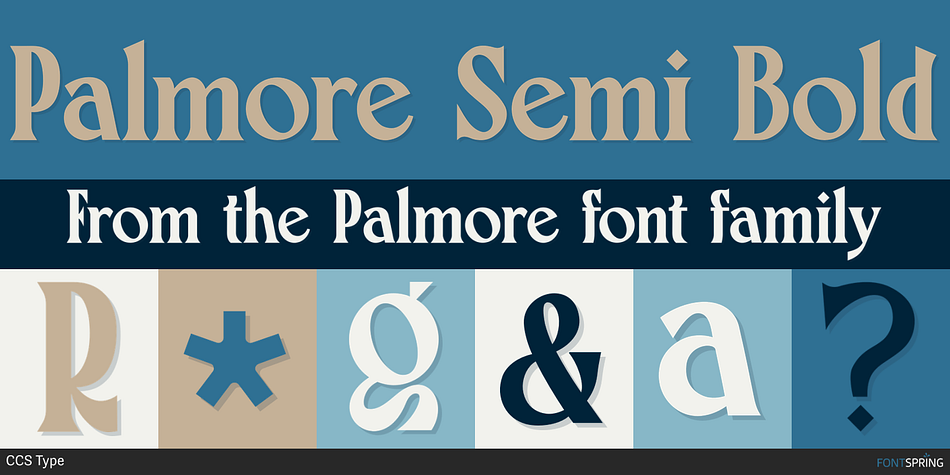 Palmore Semi Bold Font