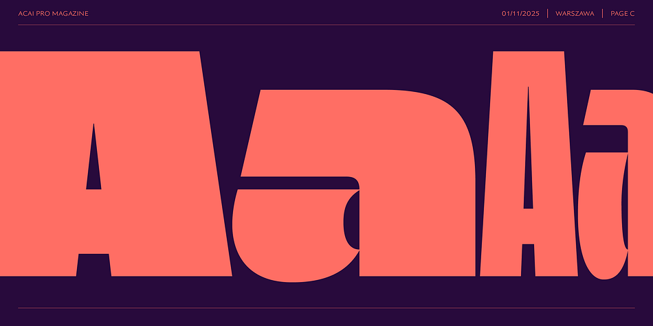 Acai PRO Font