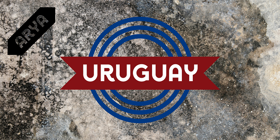 Displaying the beauty and characteristics of the Arya font family.