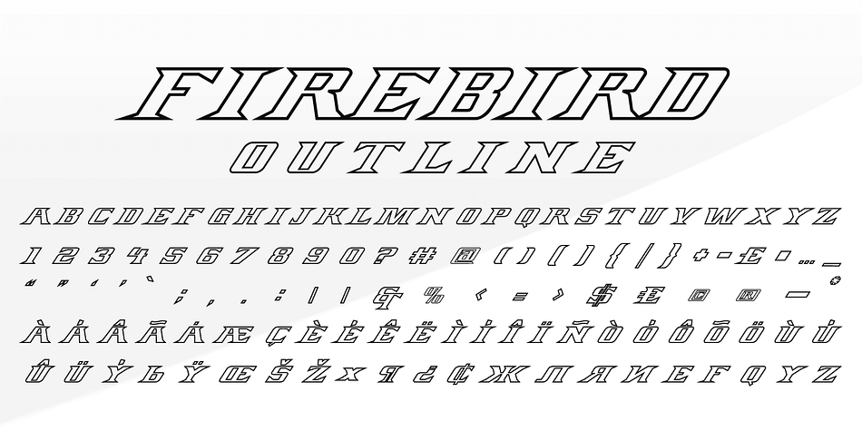 Firebird is a a three font family.