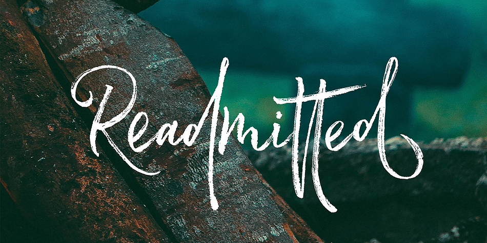 Readmitted Script is a handwritten script font, based on the expression of the signature style that flows freely, friendly and organic.