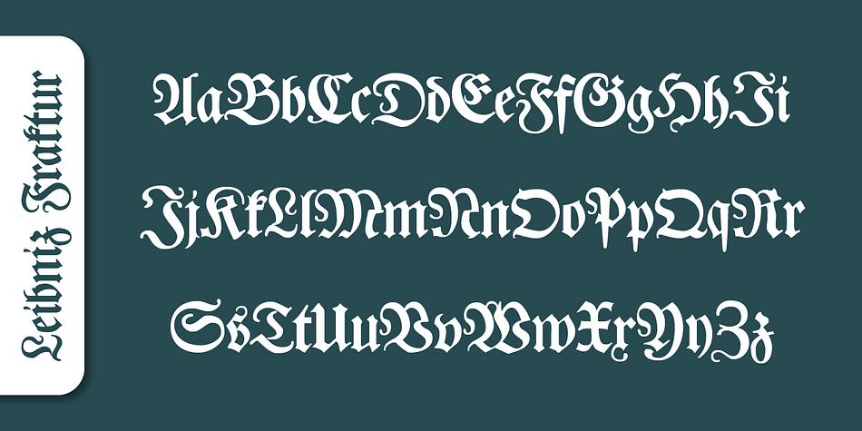 Starting in the 16th century and lasting well into the 20th century, most works in Germany were printed using blackletter types.