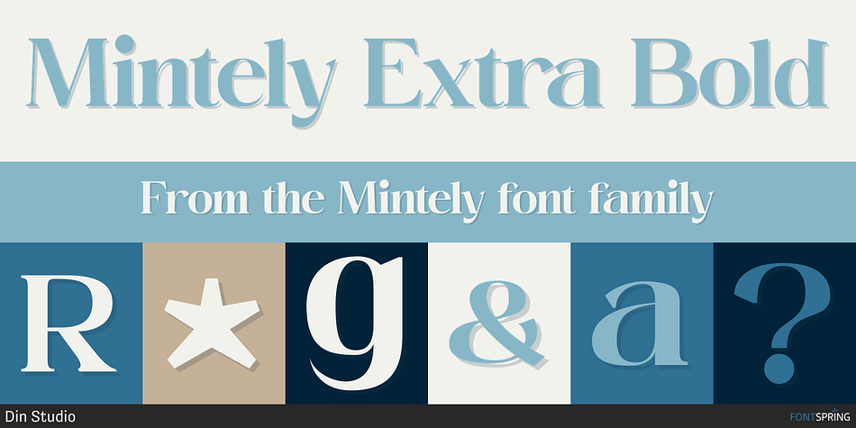 Mintely Extra Bold Font