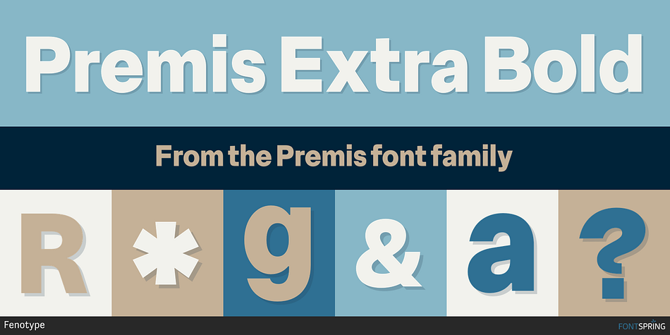 Premis Extra Bold Font