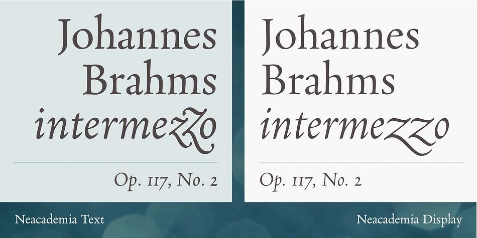 It also adopts a more traditional approach to kerning and caps-spacing – instead of a multitude of kerning pairs, it makes use of alternative contextual letterforms. In many ways, it feels like using metal type again!