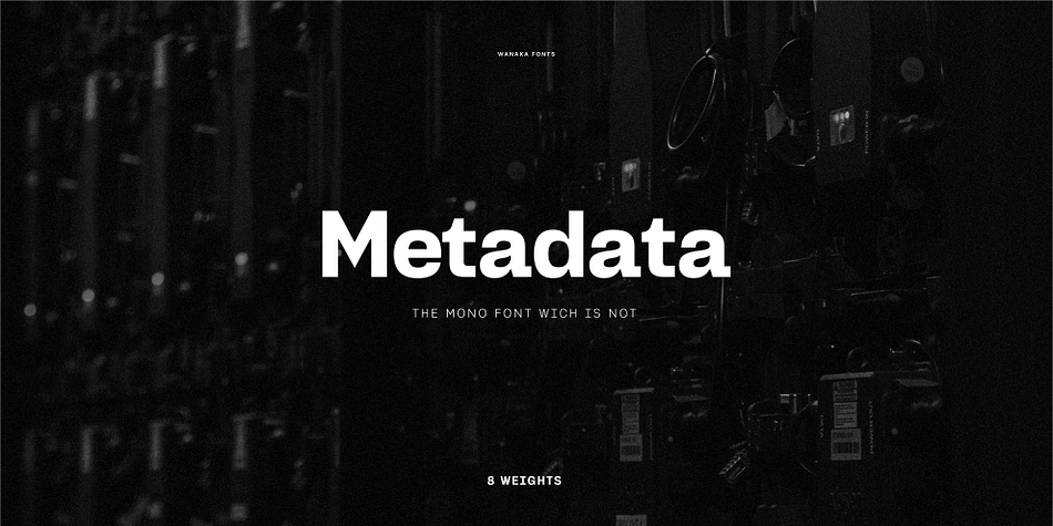 Metadata Font
