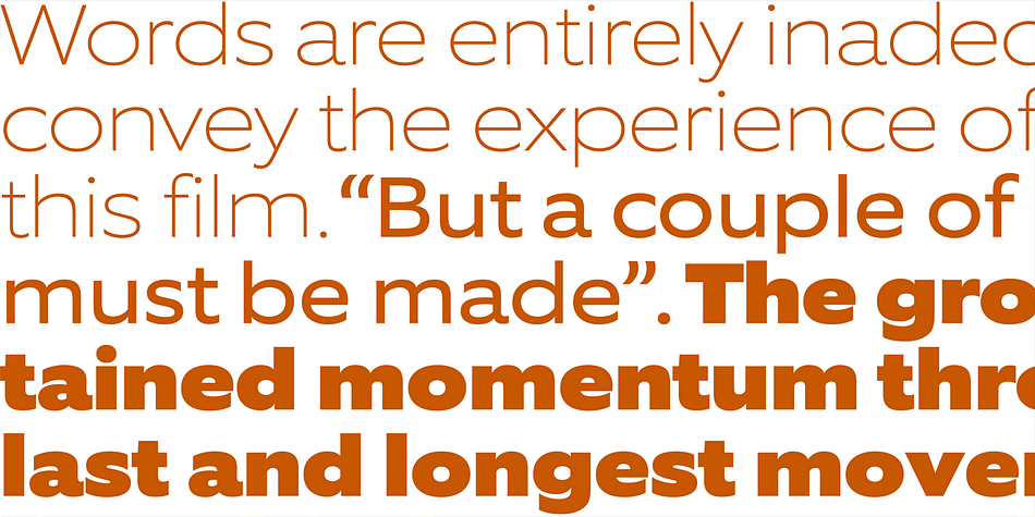 EquipExtended is very well suited for ambitious typography.