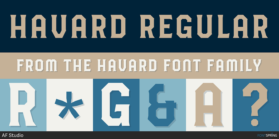 Havard Regular Font