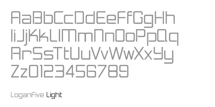 Displaying the beauty and characteristics of the LoganFive font family.