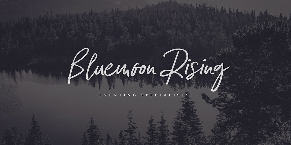 Highlighting the Indigo Blue font family.