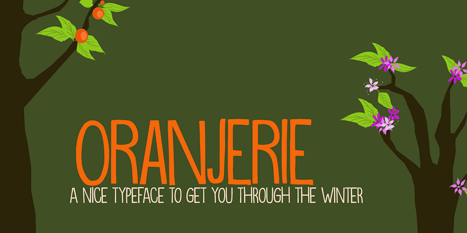 Oranjerie is a very nice, handmade and legible font which will fit in just anywhere.