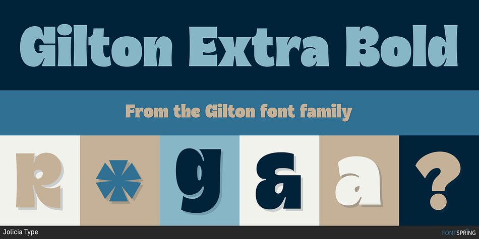 Gilton Extra Bold Font