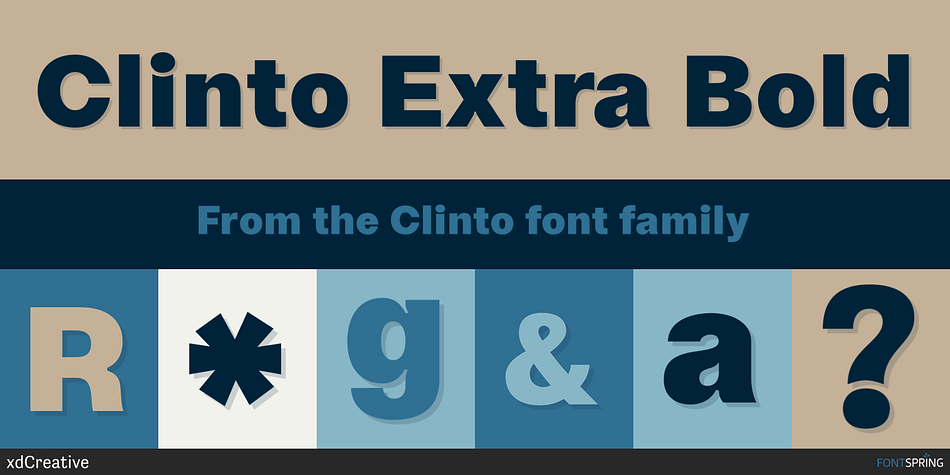 Clinto Extra Bold Font
