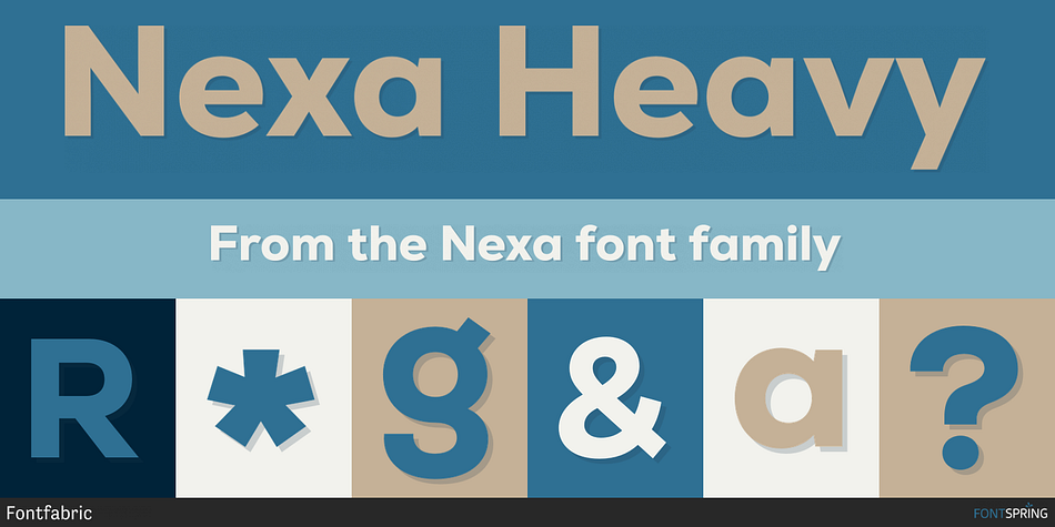 Nexa Heavy Font