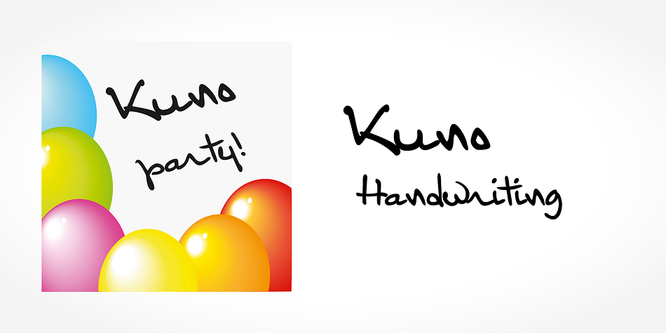 Digitized handwriting fonts are a perfect way to give documents the “very special touch”.