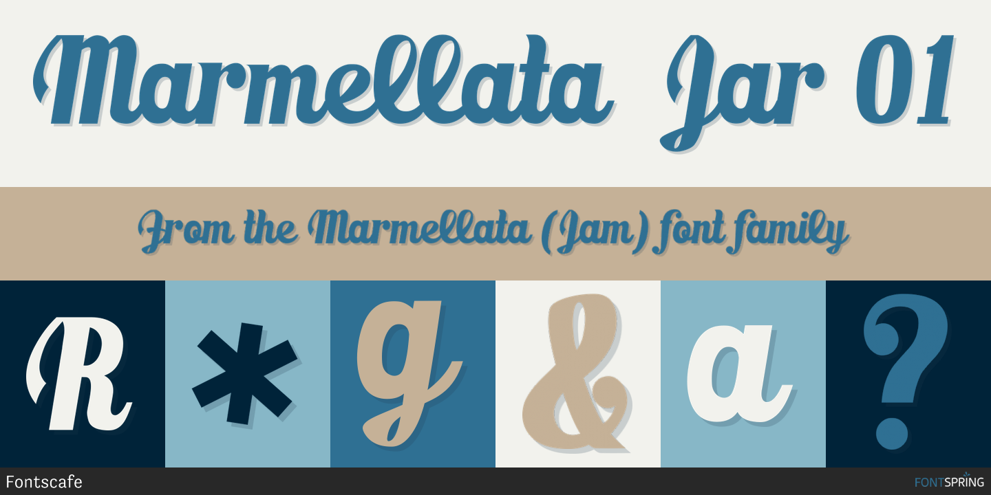 Similar Fonts To Marmellata (Jam)