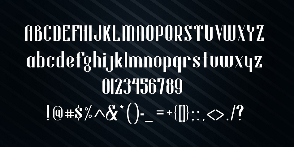 Berry font family sample image.