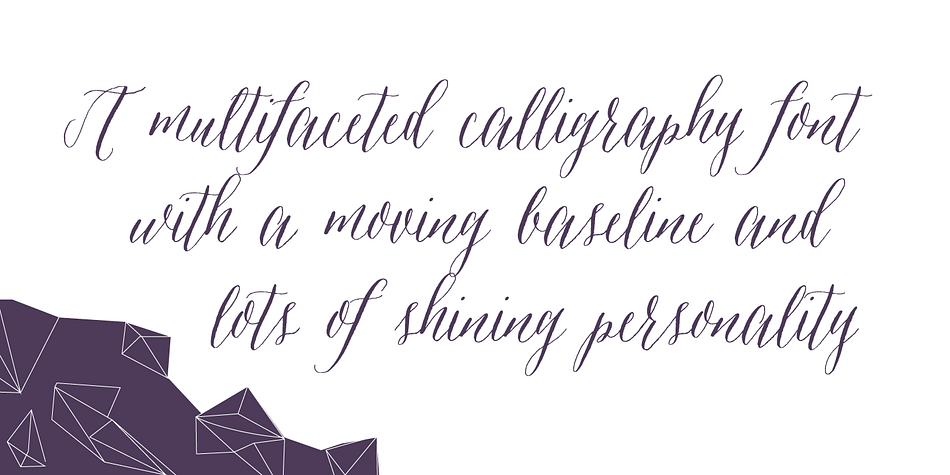 Displaying the beauty and characteristics of the Asterism font family.
