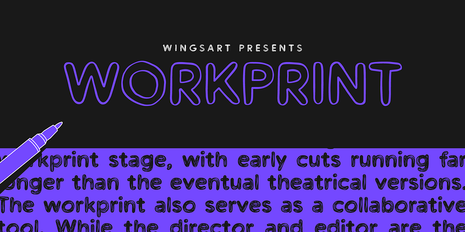 Workprint Font