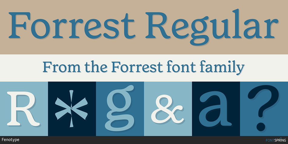 Forrest Regular Font