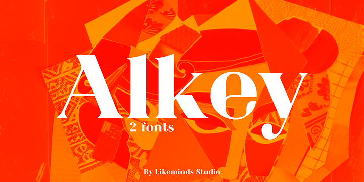 Alkey font family by Likeminds Studio