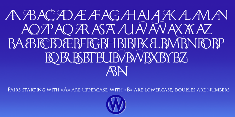 There is one monogram for each possible letter-combination!