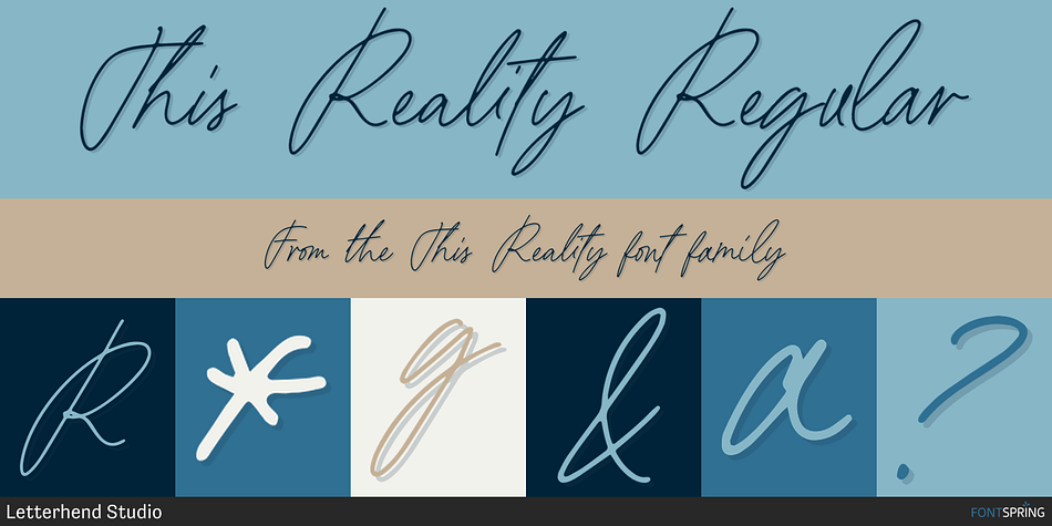 This Reality Regular Font