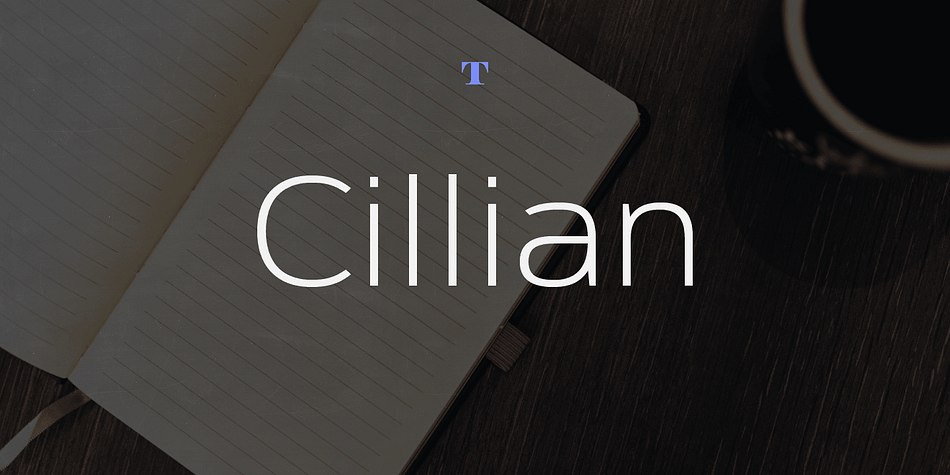 Displaying the beauty and characteristics of the Cillian font family.