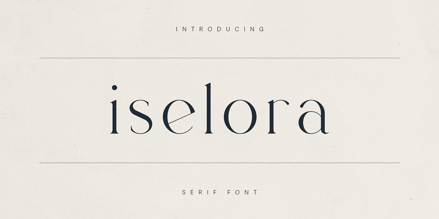 Iselora Font