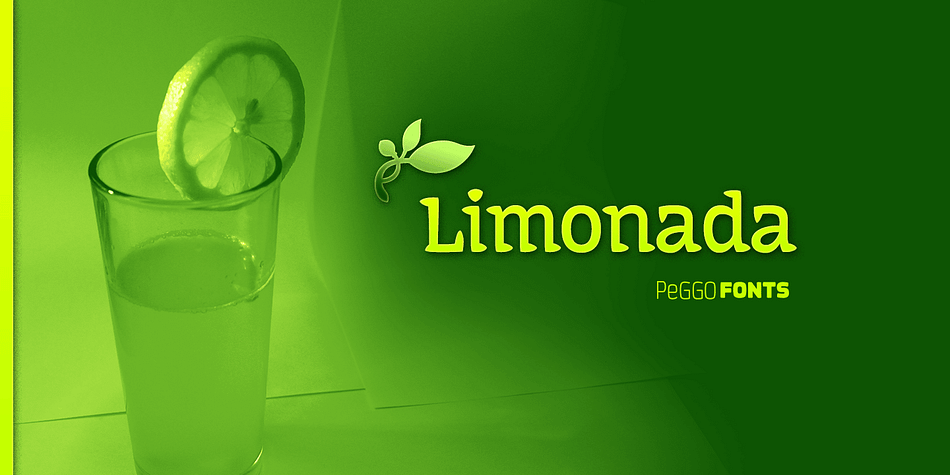 Limonada is a display font inspired by lemonade.