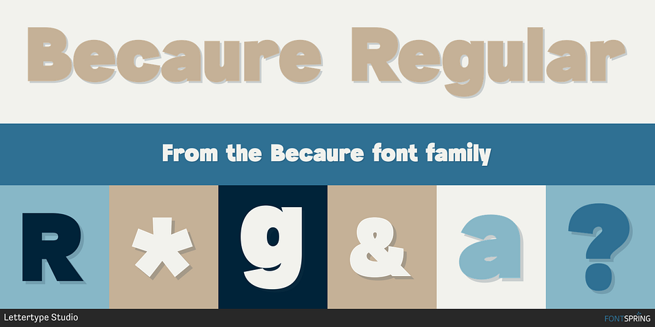 Becaure Regular Font