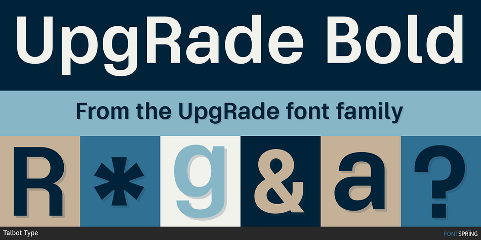 UpgRade Bold Font