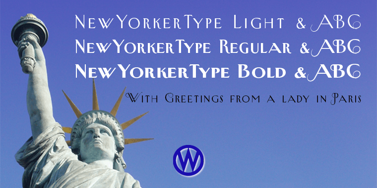 NewYorkerType was one of the first typefaces I tried my hand at in 1985.