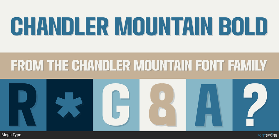 Chandler Mountain Bold Font