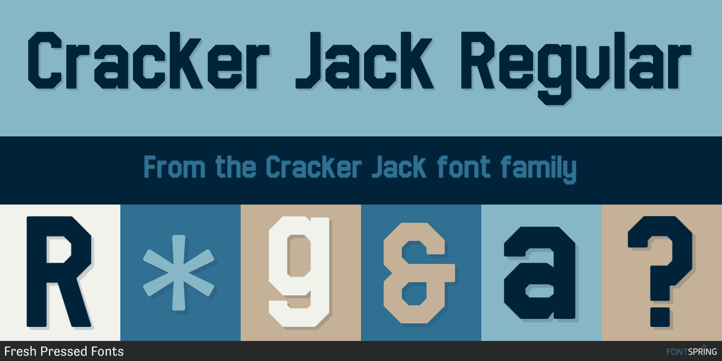 Fonts similar to Cracker Jack