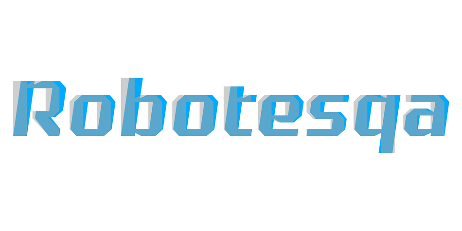 Displaying the beauty and characteristics of the Robotesqa 4F font family.