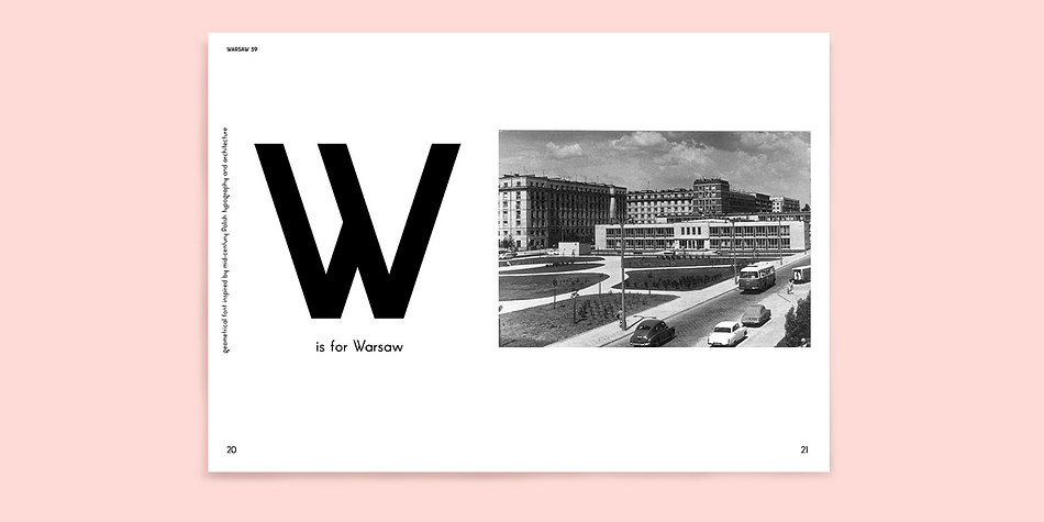 Warsaw 59 is a two font, sans serif family by mini type.
