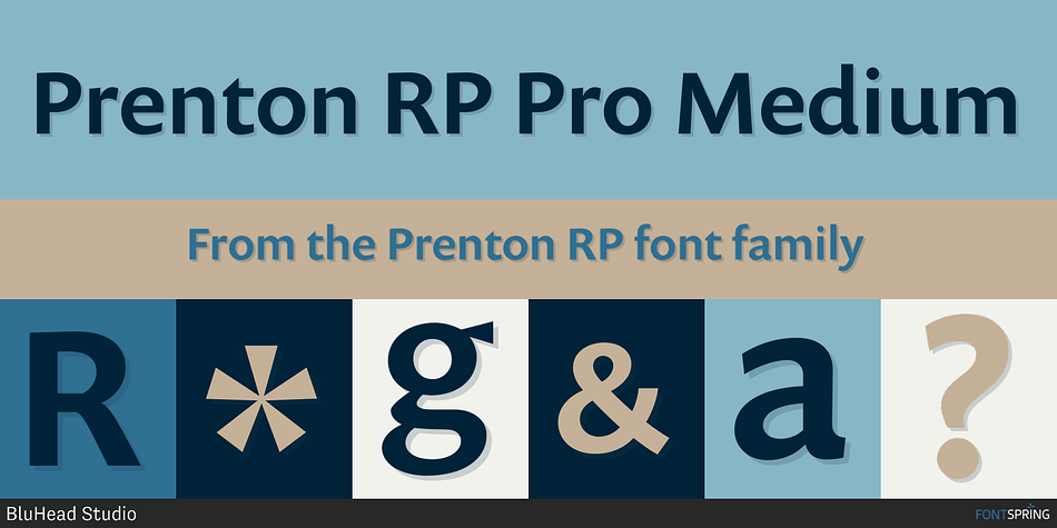 Prenton RP Pro Medium Font