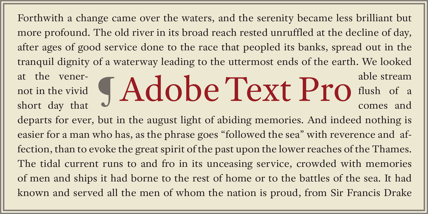 Adobe® Text Pro