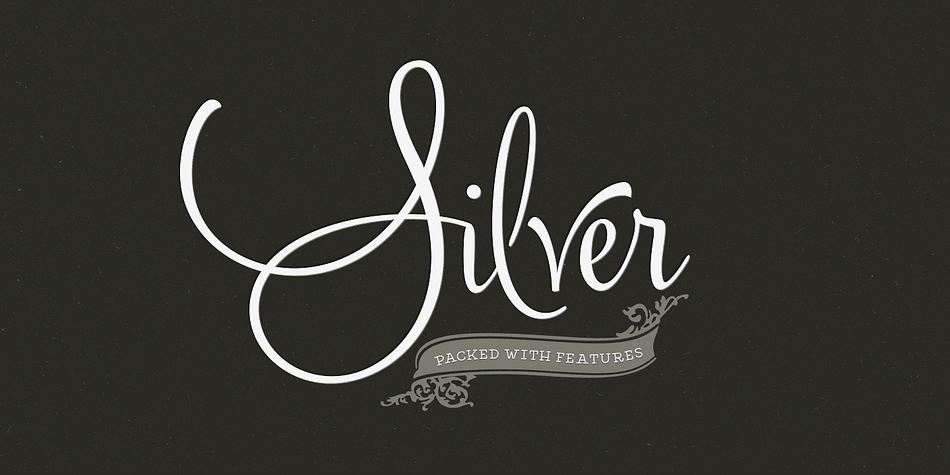 Displaying the beauty and characteristics of the Silver font family.