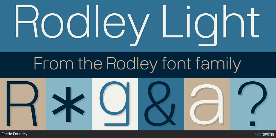 Rodley Light Font