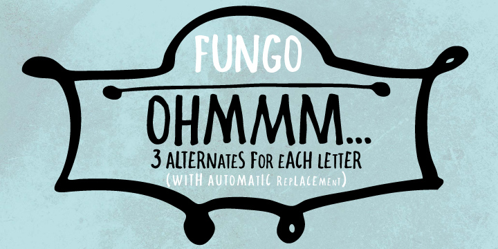 Displaying the beauty and characteristics of the Fungo font family.