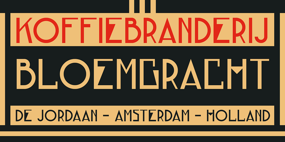 Displaying the beauty and characteristics of the Bloemgracht font family.