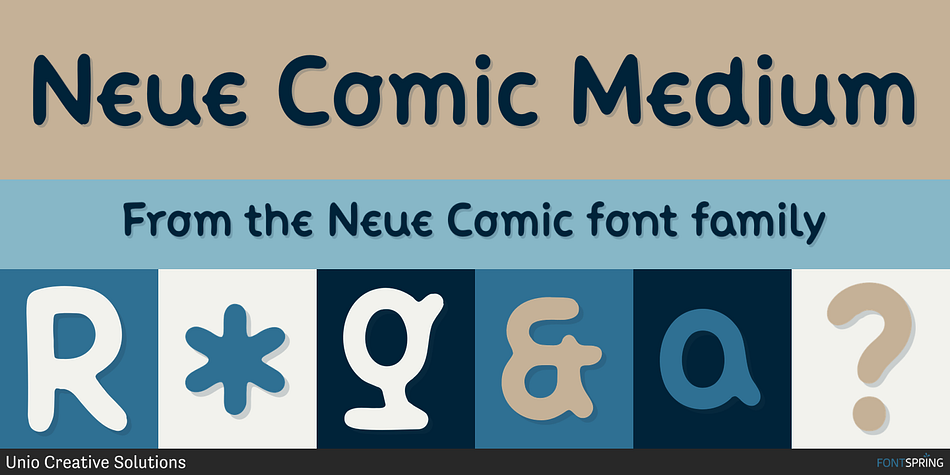 Neue Comic Medium Font